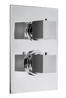 Fortis Polished Chrome Two Handle Bathtub & Shower Faucet Trim Only 