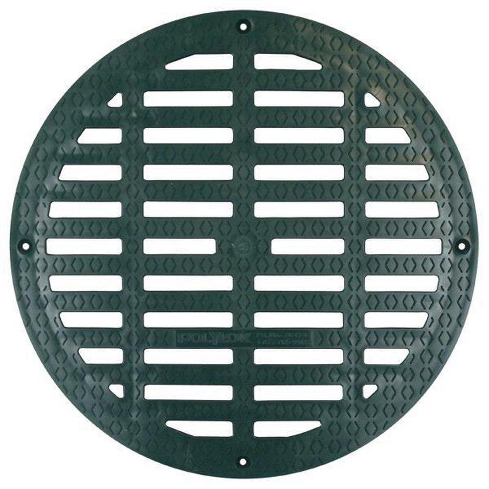 Polylok 12 in. HDPE Round Grate for 3009 Riser 