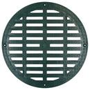 12 in. HDPE Round Grate for 3009 Riser in Green