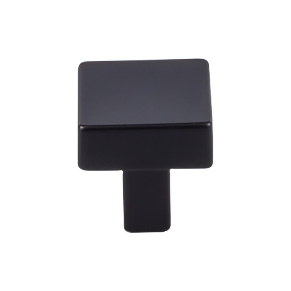 Top Knobs Flat Black 1-1/16 in. Zinc Alloy Cabinet Knob 