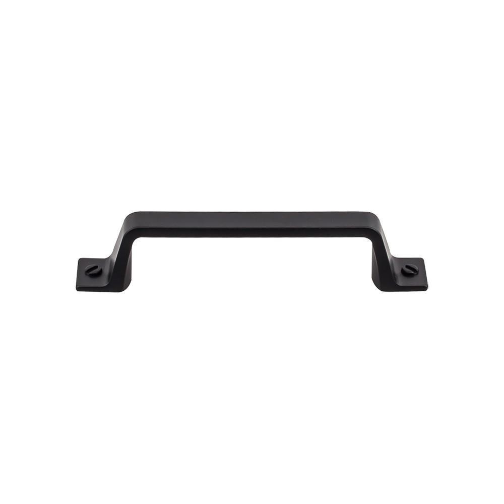 Top Knobs Black 5-1/8 x 9/16 in. Zinc Alloy Pull 