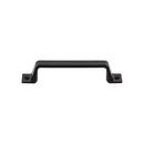 Top Knobs Black 5-1/8 x 9/16 in. Zinc Alloy Pull 