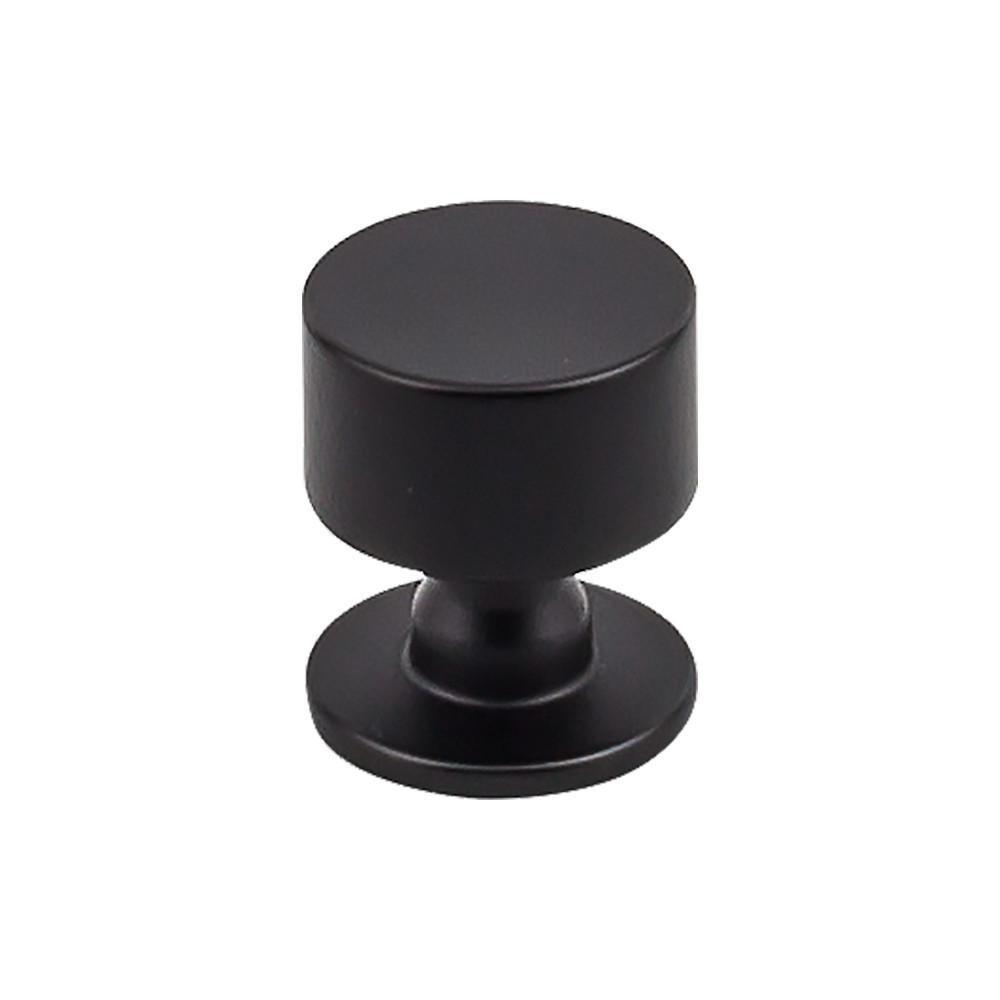 Top Knobs Flat Black 1-1/8 in. Lily Knob 