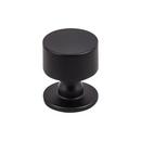 Top Knobs Flat Black 1-1/8 in. Lily Knob 