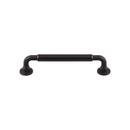 Top Knobs Flat Black 1/2 in. Zinc Alloy Cabinet Pull 