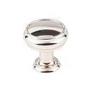 1-19/100 in. Round Knob in Polished Nickel