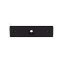 Top Knobs Black 3 x 7/8 in. Zinc Alloy Backplate 