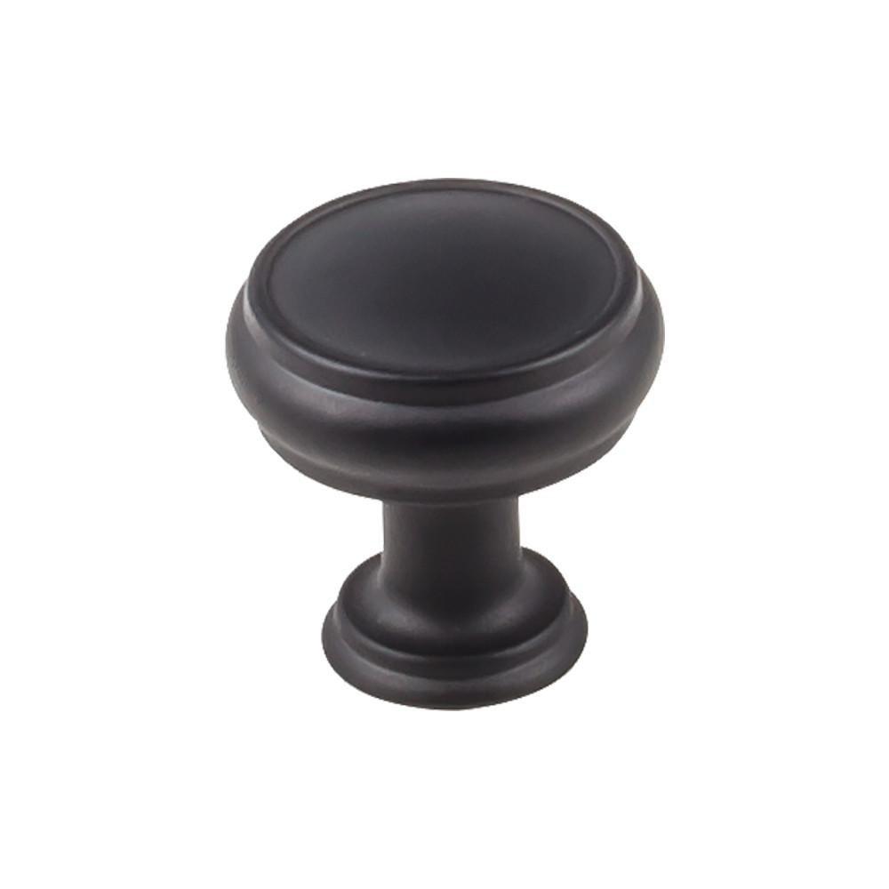 Top Knobs Black 1-3/16 in. Medium Knob 
