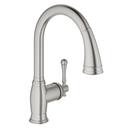 GROHE SuperSteel Infinity&trade; Single Handle Pull Out Kitchen Faucet 