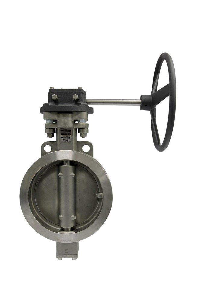 Apollo Valves Carbon Steel Wafer RTFM Bare Stem Butterfly Valve 