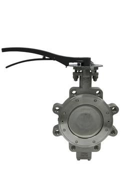 10 in. Carbon Steel Lug RTFM Bare Stem Butterfly Valve