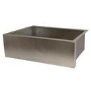 33 x 22 in. Copper Single Bowl Farmhouse Kitchen Sink in Brushed Nickel
