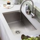 Native Trails Brushed Nickel 33 x 21 in. No Hole Copper Single Bowl Undermount Kitchen Sink 