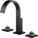 Brizo Matte Black Two Handle Widespread Bathroom Sink Faucet 