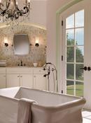 Brizo Cocoa Bronze/Polished Nickel Two Handle Widespread Bathroom Sink Faucet Handles Sold Separately 