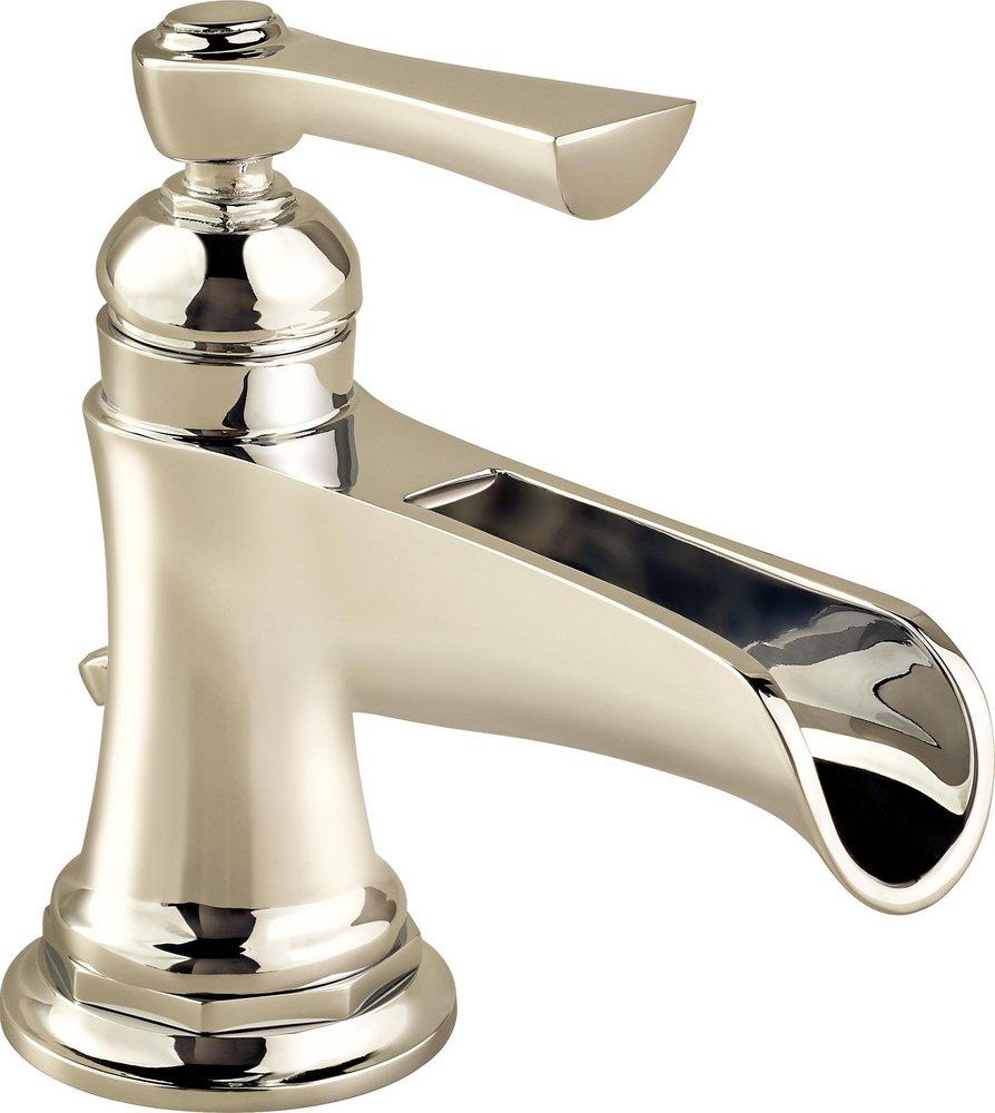 Brizo Polished Nickel Single Handle Monoblock Bathroom Sink Faucet Lever Handle 