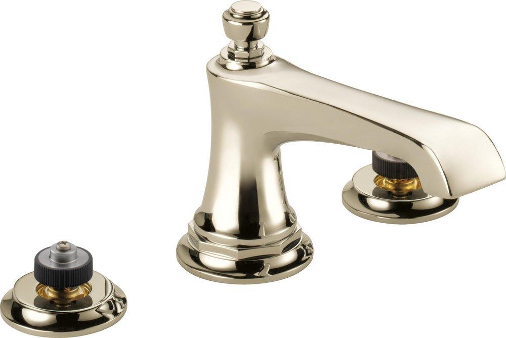Brizo Polished Nickel Two Handle Widespread Bathroom Sink Faucet Handles Sold Separately 