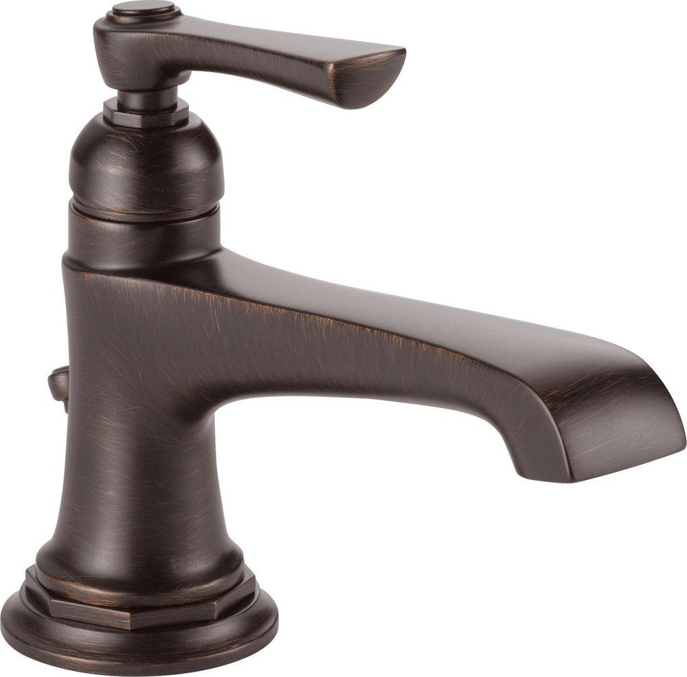 Brizo Venetian Bronze Single Handle Monoblock Bathroom Sink Faucet Lever Handle 