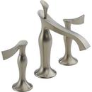 Brizo Brushed Nickel Two Handle Widespread Bathroom Sink Faucet Handles Sold Separately 