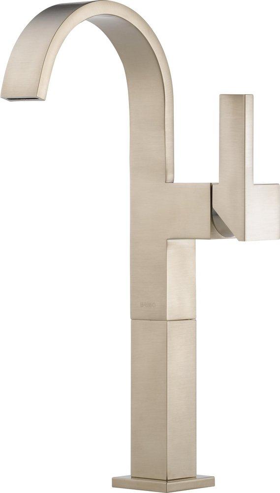 Brizo Brushed Nickel Single Handle Vessel Filler Bathroom Sink Faucet 