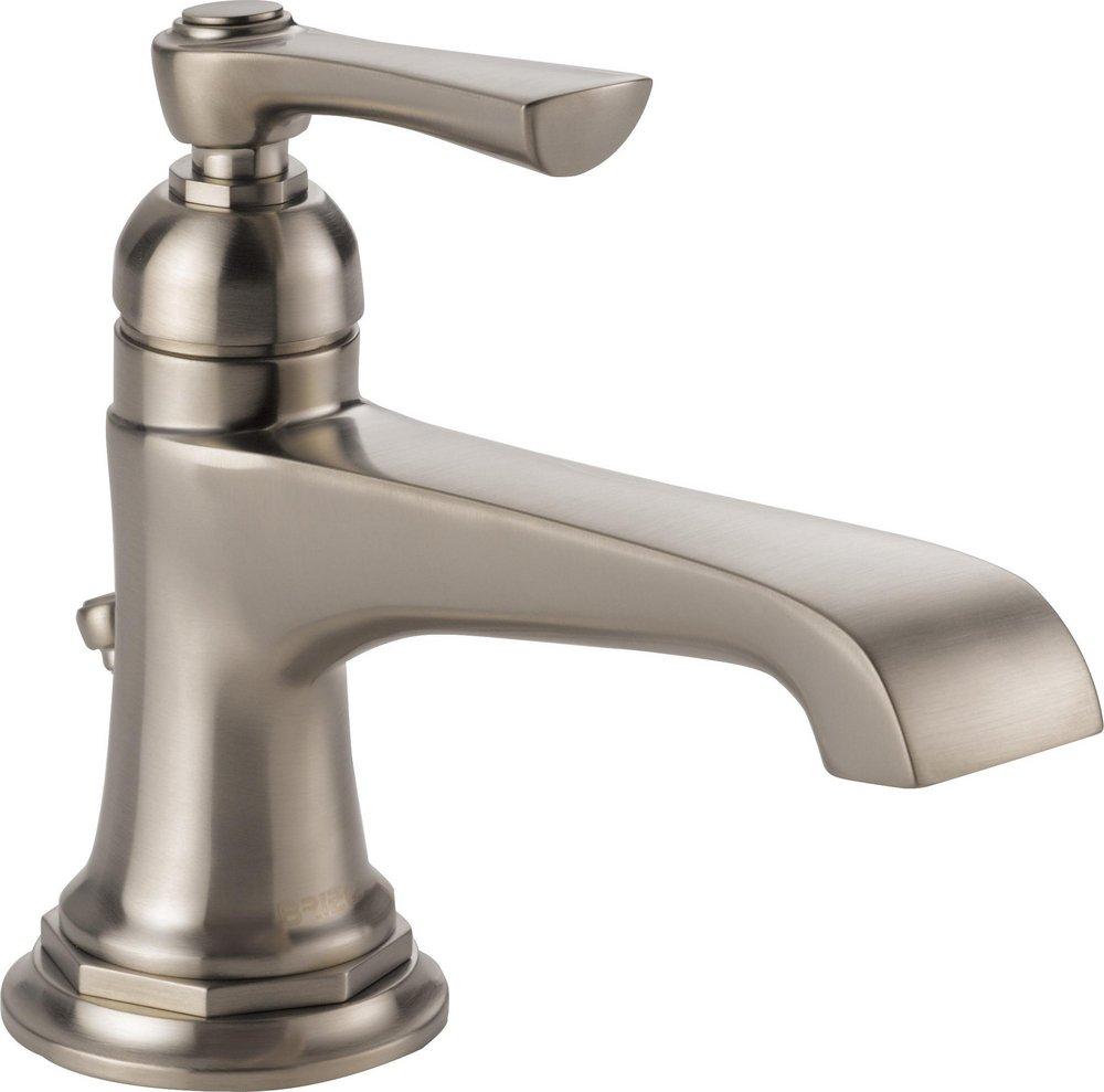 Brizo Luxe Nickel Single Handle Monoblock Bathroom Sink Faucet Lever Handle 