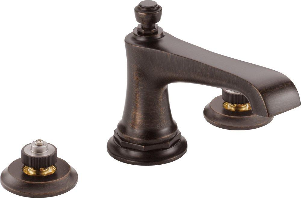 Brizo Venetian Bronze Two Handle Widespread Bathroom Sink Faucet Handles Sold Separately 