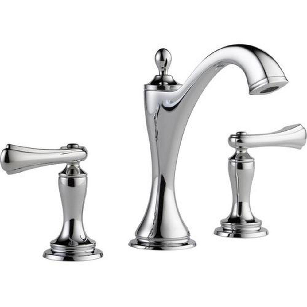 Brizo Chrome Two Handle Widespread Bathroom Sink Faucet Handles Sold Separately 