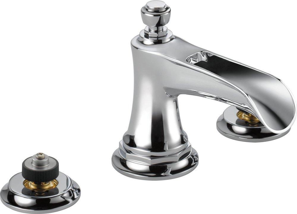 Brizo Chrome Two Handle Widespread Bathroom Sink Faucet Handles Sold Separately 
