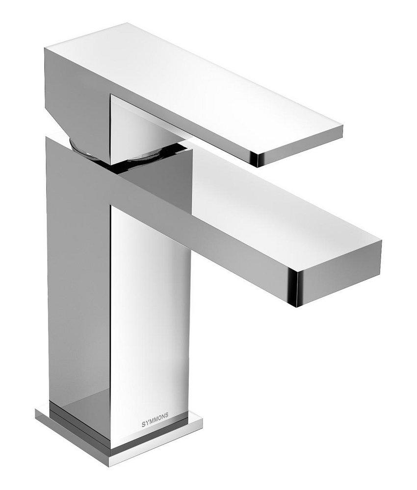 Symmons Industries Chrome 1 gpm 1-Hole Deck Mount Lavatory Faucet with Single Lever Handle 