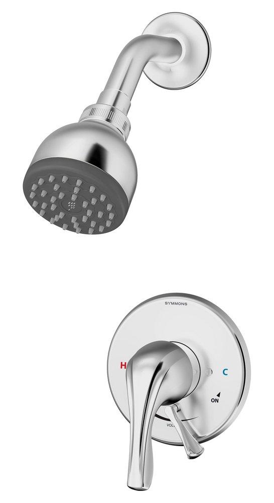 Symmons Industries Polished Chrome Two Handle Single Function Shower Faucet (Trim Only) 