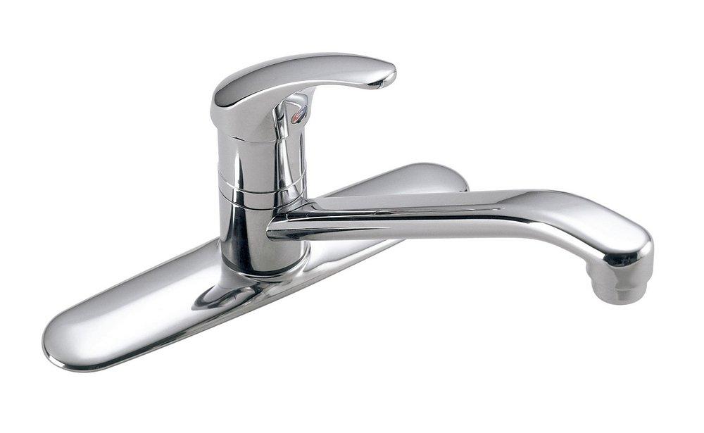 Symmons Industries Polished Chrome Single Handle Lever Deck Mount Service Faucet 