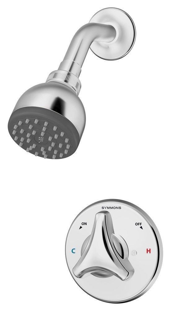 Symmons Industries Polished Chrome Single Handle Single Function Shower Faucet 