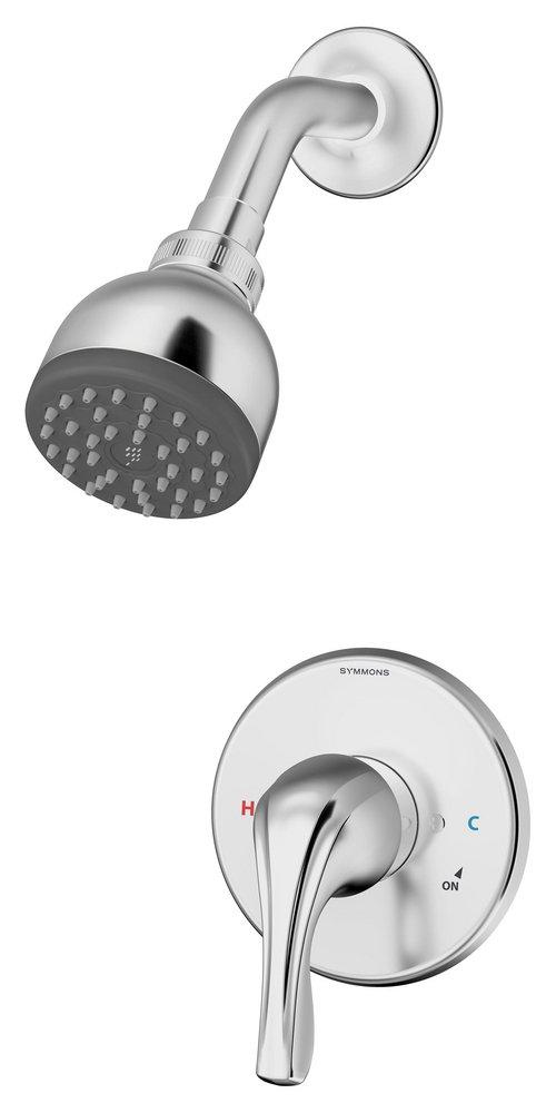 Symmons Industries Polished Chrome Single Handle Single Function Shower Faucet 