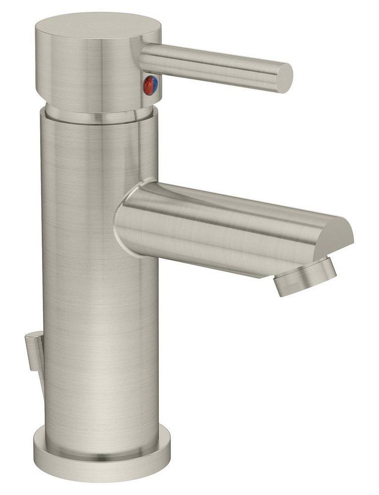 Symmons Industries Satin Nickel Single Handle Widespread Bathroom Sink Faucet 