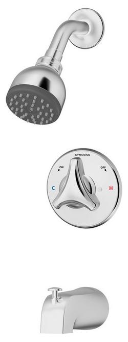 One Handle Single Function Bathtub & Shower Function in Polished Chrome (Trim Only)