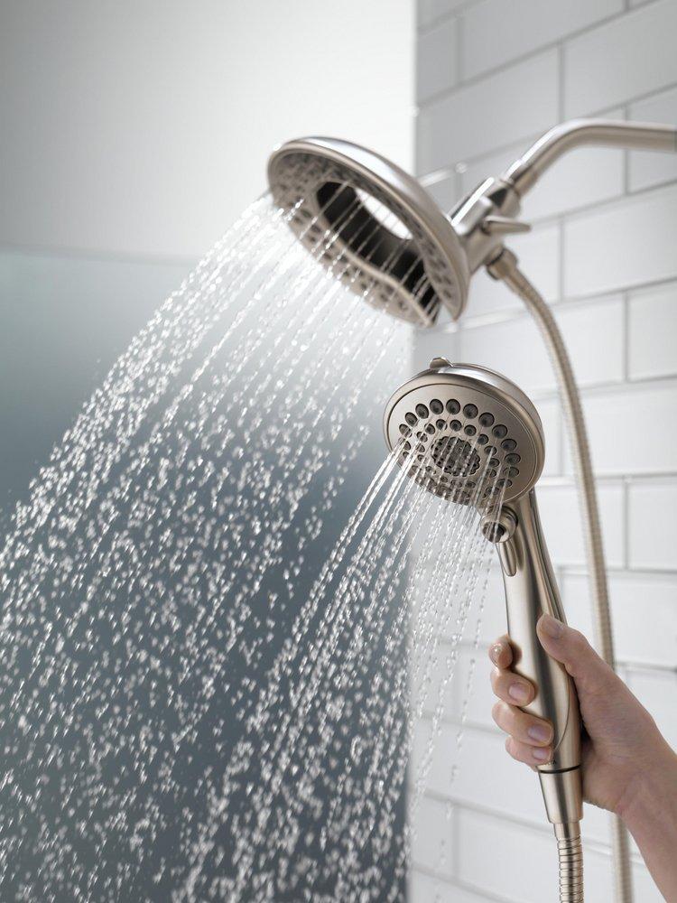 Delta Faucet Brilliance Stainless Multi Function Hand Shower 