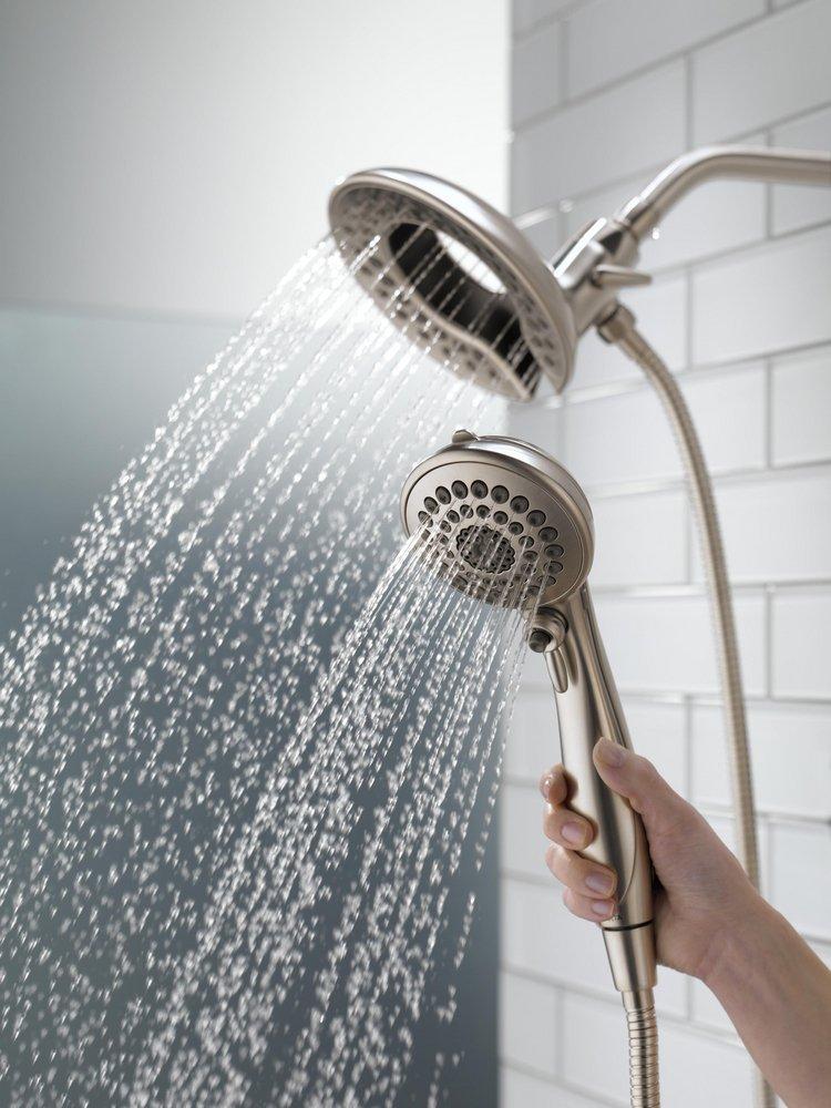 Delta Faucet Brilliance Stainless Multi Function Hand Shower 