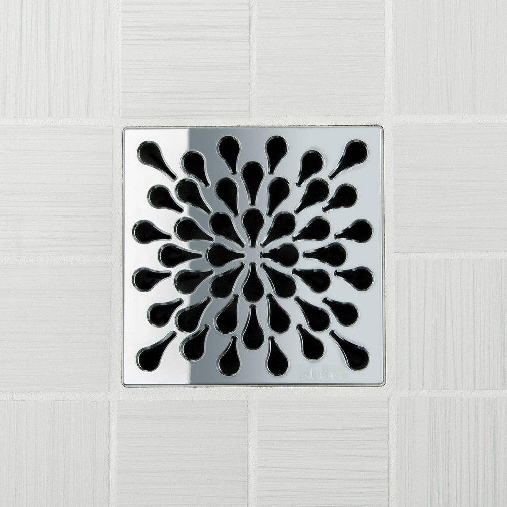 Ebbe America Polished Chrome Stainless Steel Grate 