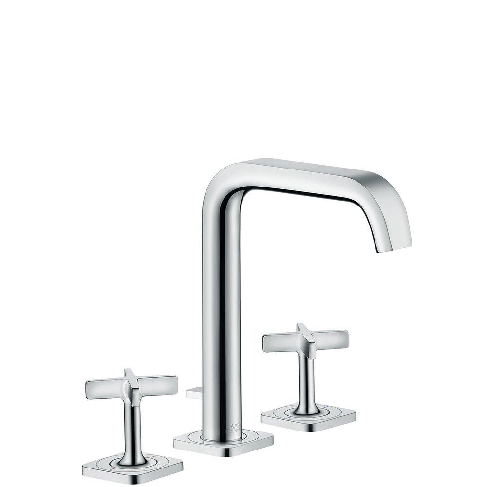 AXOR StarLight&reg; Chrome Deckmount Widespread Bathroom Sink Faucet with Double-Handle 