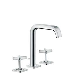Two Handle Widespread Bathroom Sink Faucet in StarLight&reg; Chrome