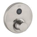 Thermostatic Trim Round for 1 Function in Brushed Nickel 