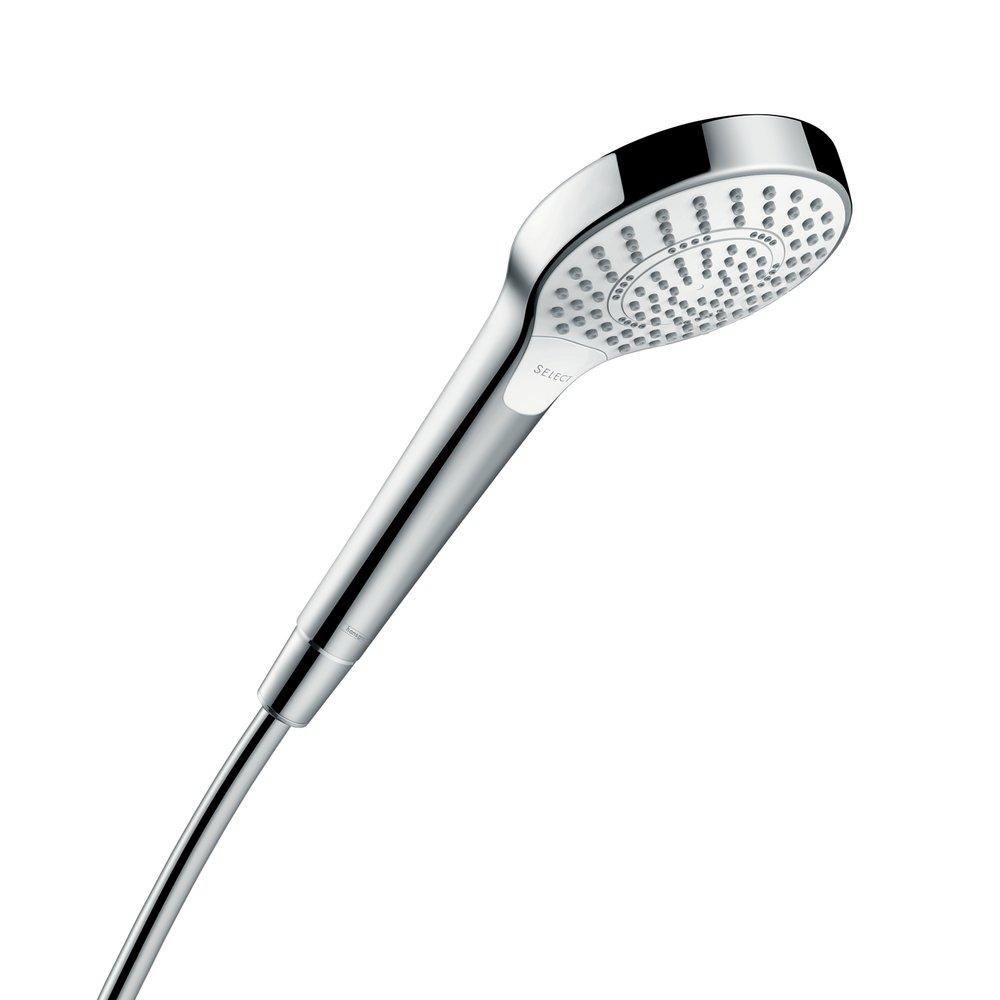 Hansgrohe White/Chrome Multi Function Hand Shower 