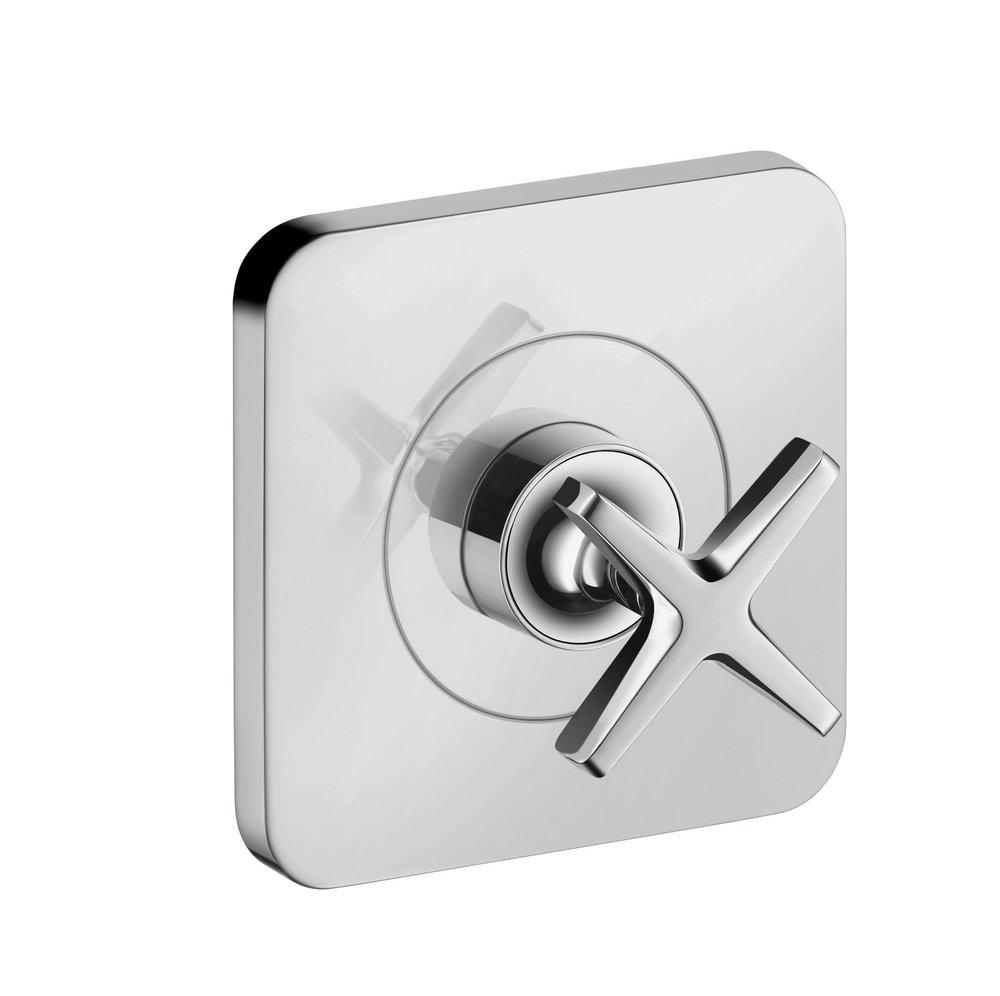 AXOR StarLight&reg; Chrome Volume Control Trim with Single Cross Handle 
