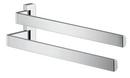16-1/8 in. Dual Towel Bar in Polished Chrome