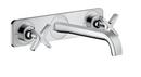 AXOR Chrome Two Handle Widespread Bathroom Sink Faucet Cross 
