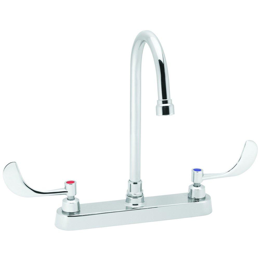 Speakman Polished Chrome Two Handle Widespread Bathroom Sink Faucet 