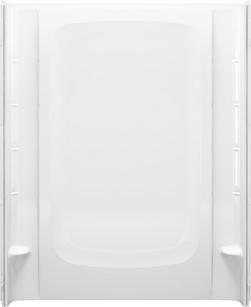 60 x 72-1/2 in. Shower Back Wall in White