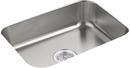 23-3/8 x 17-11/16 in. No Hole Stainless Steel 1 Bowl Undermount Kitchen Sink in Luster Stainless Steel