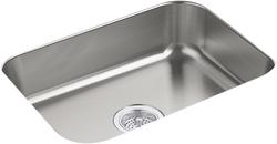 23-3/8 in. Undermount Stainless Steel Single Bowl Kitchen Sink in Luster Stainless Steel