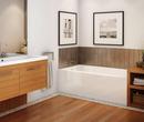 59-3/4 in. x 30 in. Soaker Alcove Bathtub with Right Drain in White